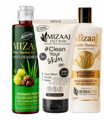 MIZAAJ Hair & Skin Care Bundle